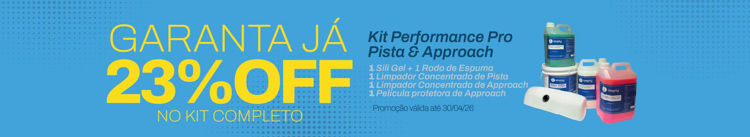 Promoção Limpeza Pista 2026