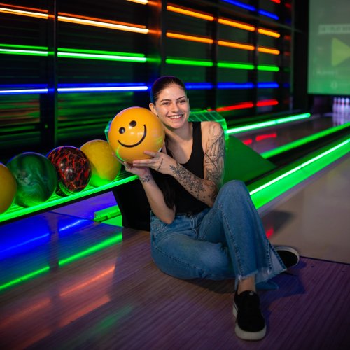 Bola de Boliche Divertida Emoji 8 libras