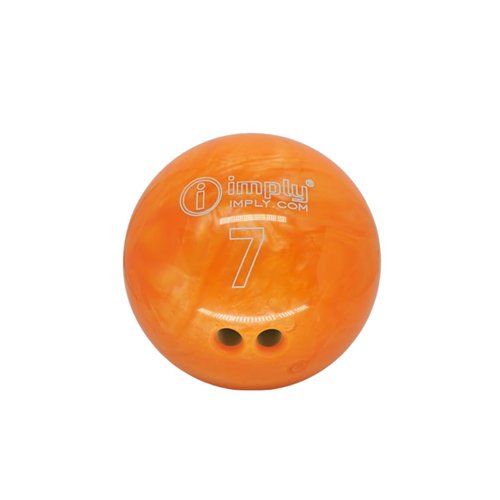 Bola de Boliche Oficial 7 Libras Laranja Claro