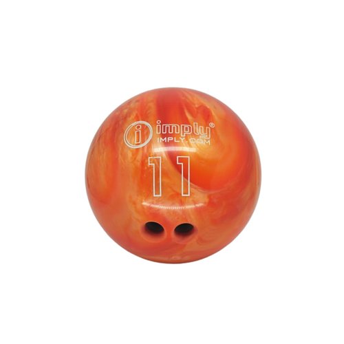 Bola de Boliche Oficial 11 Libras Laranja Escuro