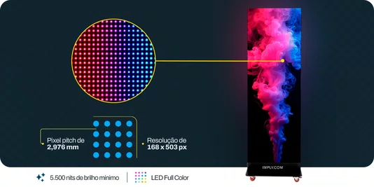 Totem de LED Indoor P2.97 Imply