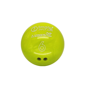 Bola de Boliche Oficial 6 Libras Amarela