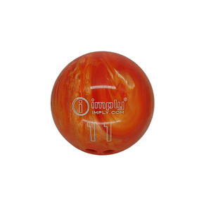 Bola de Boliche Oficial 11 Libras Laranja Escuro