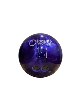 Bola de Boliche Oficial 15 Libras Roxo Escuro