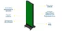 Totem de LED Indoor P2.97 Imply